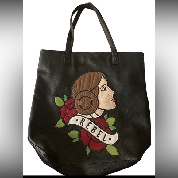 RARE LIMITED EDITION STAR WARS PRINCESS LEIA REBEL TOTE - Picture 1 of 6